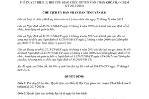 Quyết định 1104/QĐ-UBND 2014 Điều lệ Hội Cựu giáo chức Văn Chấn Yên Bái 2013 2018