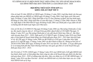 Nghị quyết 78/2014/NQ-HĐND công tác dân số kế hoạch hóa gia đình Sơn La 2014 2020