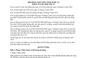 Nghị quyết 130/2014/NQ-HĐND mức chi phổ biến giáo dục pháp luật Nghệ An