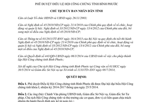 Quyết định 1547/QĐ-UBND 2014 phê duyệt Điều lệ Hội Công chứng Bình Phước