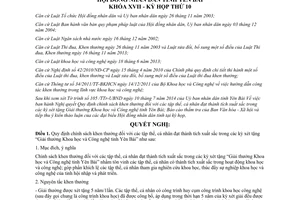 Nghị quyết 05/2014/NQ-HĐND chính sách khen thưởng tập thể cá nhân Giải thưởng Khoa học Công nghệ Yên Bái