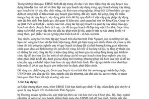 Chỉ thị 13/CT-UBND 2014 nâng cao chất lượng tư vấn quy hoạch xây dựng Thái Nguyên