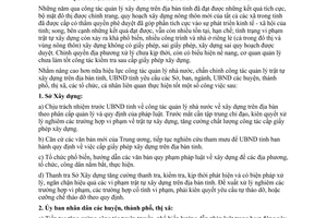 Chỉ thị 14/CT-UBND 2014 đầu tư xây dựng theo giấy phép quy hoạch xây dựng Thái Nguyên