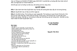 Quyết định 746/QĐ-BNV 2014 về Tài liệu bồi dưỡng lãnh đạo cấp sở và tương đương