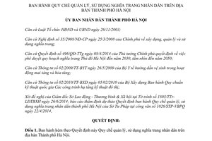 Quyết định 28/2014/QĐ-UBND quản lý sử dụng nghĩa trang nhân dân Hà Nội