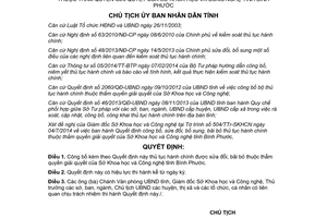 Quyết định 1592/QĐ-UBND 2014 công bố thủ tục hành chính sửa đổi bãi bỏ Sở Khoa học Công nghệ Bình Phước