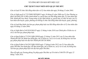 Quyết định 4730/QĐ-UBND 2014 công bố văn bản hết hiệu lực Thủ Đức Hồ Chí Minh