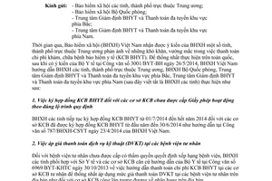 Công văn 2362/BHXH-CSYT 2014 giải quyết khó khăn vướng mắc thanh toán chi phí khám chữa bệnh BHYT