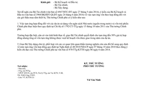 Công văn 1094/TTg-KTTH 2014 tạm ứng hợp đồng dự án sử dụng vốn ngân sách nhà nước