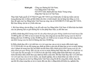 Công văn 8359/BGTVT-VT 2014 thực hiện 47/NQ-CP kiểm soát tải trọng phương tiện tháo gỡ khó khăn