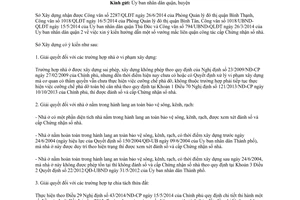 Công văn 5731/SXD-QLN&CS 2014 vướng mắc công tác cấp Chứng nhận số nhà Sở Xây dựng Hồ Chí Minh