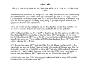 Công văn 1154/BVTV-VP 2014 kết quả Hội nghị thủ tục kiểm dịch thực vật xuất nhập khẩu