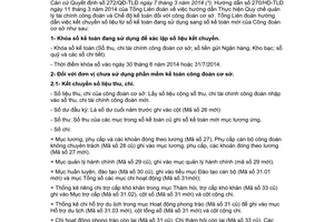 Công văn 1043/TLĐ 2014 hướng dẫn khóa sổ kế toán chuyển sang sổ kế toán mới của Công đoàn cơ sở