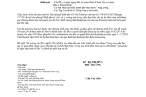 Công văn 9955/BTC-ĐT 2014 thanh toán vốn dự án khởi công mới Chương trình mục tiêu quốc gia