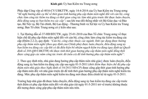 Công văn 7128-CV/BTCTW 2014 thời gian tính hưởng phụ cấp thâm niên nghề nhà giáo
