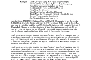 Công văn 4962/BKHĐT-QLĐT 2014 thực hiện Luật đấu thầu lựa chọn nhà đầu tư