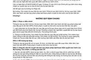 Thông tư 02/2014/TT-UBDT thủ tục soạn thảo thẩm định ban hành văn bản quy phạm Ủy ban Dân tộc