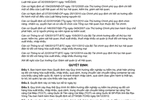 Quyết định 2353/QĐ-TCHQ 2014 hướng dẫn kiểm tra phát hiện phóng xạ hàng hóa xuất nhập khẩu