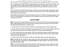 Quyết định 752/QĐ-UBND-HC 2014 thủ tục hành chính mới sửa đổi thay thế bãi bỏ Sở Công Thương Đồng Tháp