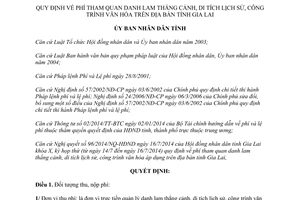 Quyết định 16/2014/QĐ-UBND phí tham quan danh lam thắng cảnh di tích lịch sử công trình văn hóa Gia Lai