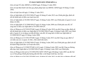 Quyết định 17/2014/QĐ-UBND công tác văn thư lưu trữ Sơn La