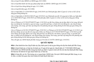 Quyết định 516/2014/QĐ-UBND quản lý trật tự giao thông trên địa bàn thành phố Bắc Giang