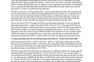 Chỉ thị 05/2014/CT-UBND xây dựng Kế hoạch phát triển kinh tế xã hội 5 năm 2016 2020 Bắc Ninh