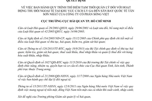 Quyết định 880/QĐ-HQHCM 2014 Quy trình thí điểm quản lý thu đổi ngoại tệ Sân bay Quốc tế Tân Sơn Nhất