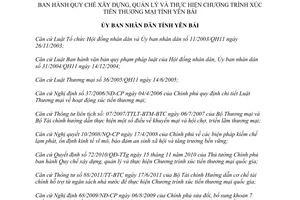 Quyết định 13/2014/QĐ-UBND Quy chế xây dựng quản lý xúc tiến thương mại Yên Bái