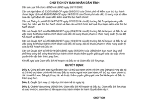 Quyết định 1296/QĐ-UBND 2014 thủ tục hành chính thuộc thẩm quyền Sở Kế hoạch Đầu tư Lạng Sơn