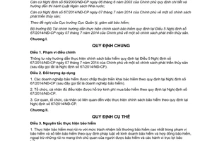 Thông tư 115/2014/TT-BTC hướng dẫn chính sách bảo hiểm Nghị định 67/2014/NĐ-CP phát triển thủy sản