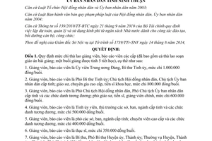 Quyết định 64/2014/QĐ-UBND mức chi thù lao giảng viên báo cáo viên các cấp Ninh Thuận