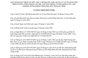 Quyết định 46/2014/QĐ-UBND thu nộp quản lý sử dụng phí giống cây lâm nghiệp rừng giống Hà Tĩnh