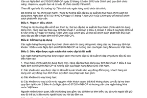 Thông tư 114/2014/TT-BTC hướng dẫn cấp bù lãi suất thực hiện 67/2014/NĐ-CP phát triển thủy sản