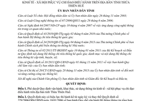 Quyết định 1714/QĐ-UBND 2014 khai thác sử dụng thông tin kinh tế xã hội Thừa Thiên Huế