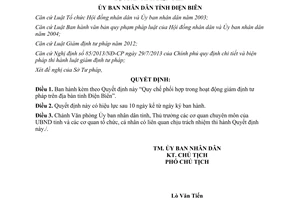 Quyết định 22/2014/QĐ-UBND Quy chế phối hợp hoạt động giám định tư pháp Điện Biên