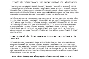 Chỉ thị 15/CT-UBND 2014 xây dựng kế hoạch phát triển kinh tế xã hội 2010 2015 Hà Nội