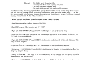 Công văn 1520/SXD-GĐ 2014 quản lý chất lượng sử dụng vật liệu xây dựng Bà Rịa Vũng Tàu