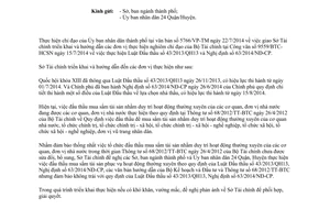 Công văn 7062/STC-HCSN thực hiện Luật Đấu thầu 2013 Nghị định 63/2014/NĐ-CP Hồ Chí Minh