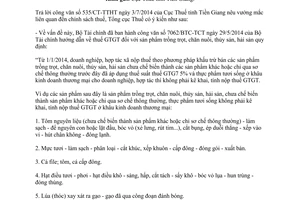 Công văn 3064/TCT-CS 2014 chính sách thuế