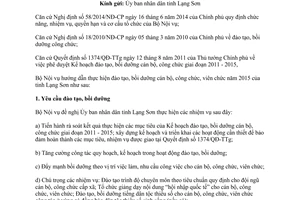 Công văn 3083/BNV-ĐT năm 2014 hướng dẫn đào tạo bồi dưỡng cán bộ công chức 2015