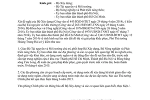 Công văn 6094/VPCP-KTN 2014 tình hình sụt lún nền đất đô thị giải pháp khắc phục