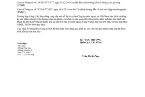 Công văn 6483/CT-TTHT năm 2014 chính sách thuế giá trị gia tăng thu nhập doanh nghiệp Hồ Chí Minh