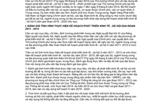Công văn 5316/BKHĐT-TH 2014 kế hoạch phát triển kinh tế xã hội 2016 2020