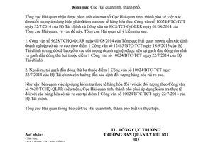 Công văn 10313/TCHQ-QLRR 2014 xác định đối tượng áp dụng biện pháp kiểm tra thực tế hàng hóa