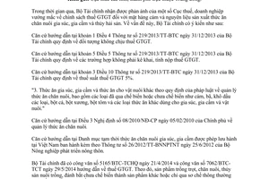 Công văn 11604/BTC-TCT 2014 chính sách thuế giá trị gia tăng cám nguyên liệu sản xuất thức ăn chăn nuôi