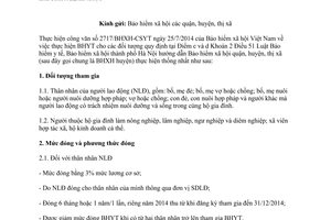 Công văn 2263/BHXH-PT 2014 bảo hiểm y tế thân nhân người lao động Hà Nội