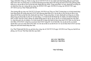 Công văn 41539/CT-PC 2014 hoàn thuế giá trị gia tăng dự án đầu tư Cục Thuế Hà Nội