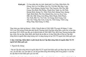 Công văn 8373/BCT-TCNL 2014 hướng dẫn lập thẩm định phê duyệt dự án đầu tư Cấp điện nông thôn