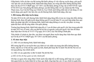 Công văn 1859/CS-HP 2014 tuyển dụng giải quyết việc làm cho con đẻ thương binh bệnh binh nặng